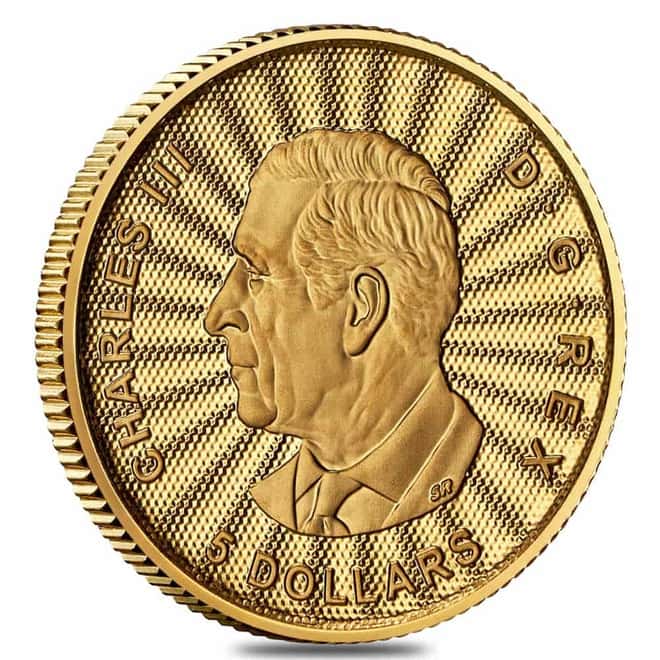 2025 Canada 1/10 oz The Majestic Polar Bear Gold Coin
