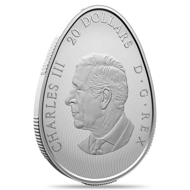 2025 Canada 1 oz Silver Pysanka Easter Egg Coin .9999 Fine