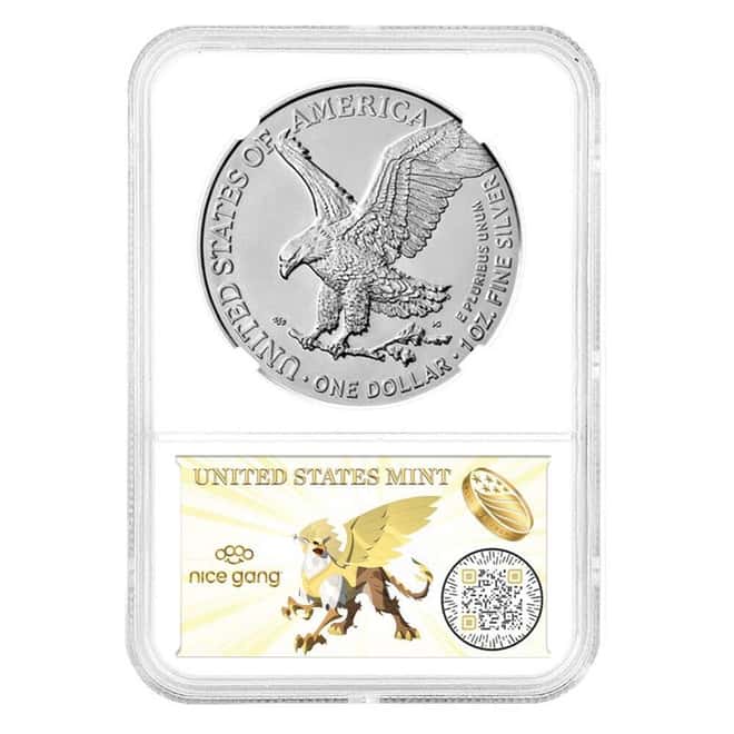 2025 Eagle Privy 1 oz Silver American Eagle NGC GEM Unc One of First 50K