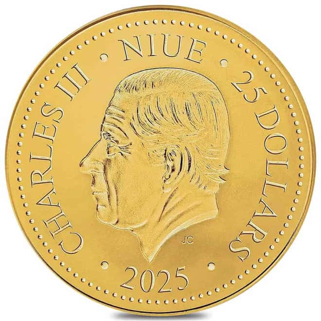 2025 Niue 1/10 oz Phoenix Gold Coin .9999 Fine