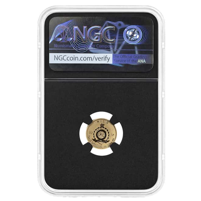 2026 Niue 1 Gram Tyrannosaurus Rex Gold Coin NGC Reverse PF 70