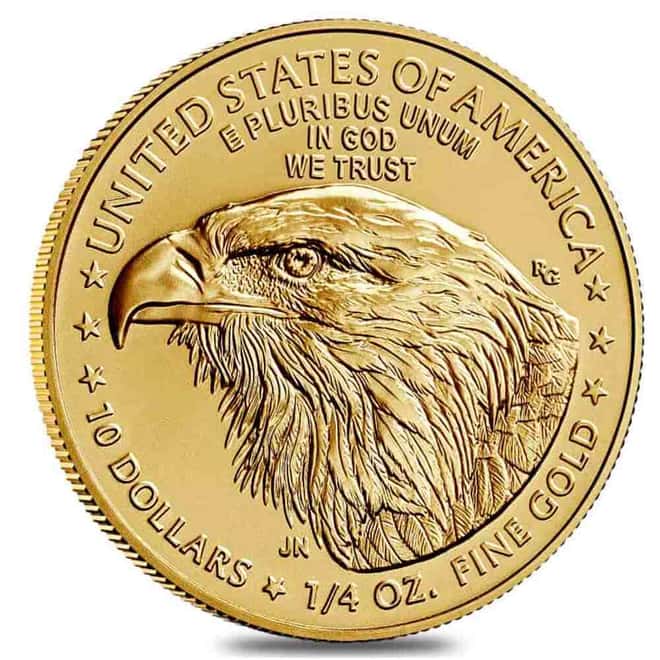 2027 1/4 oz Gold American Eagle $10 Coin BU