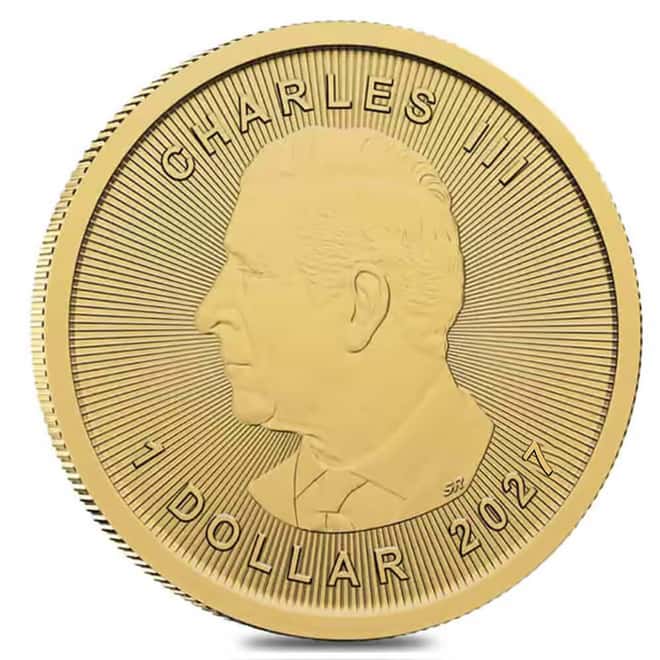2027 1/20 oz Canadian Gold Maple Leaf $1 Coin BU (Sealed)