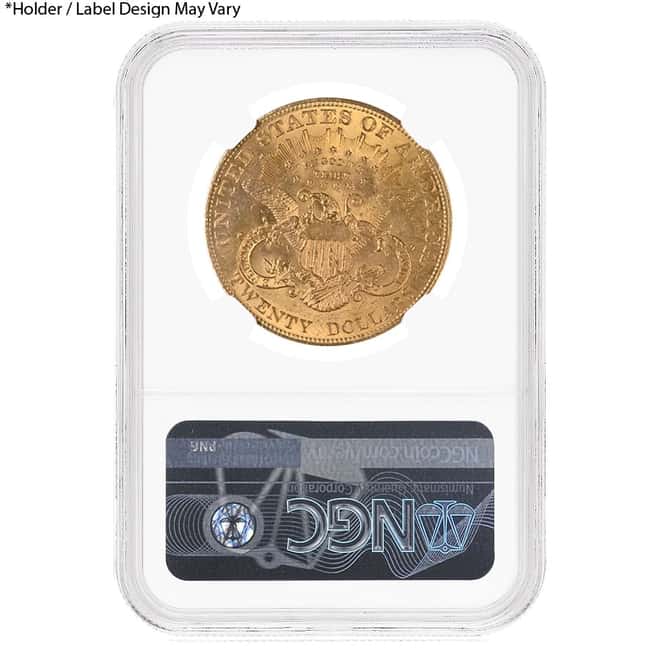 $20 Gold Double Eagle Liberty Head NGC MS 63 (Random Year)