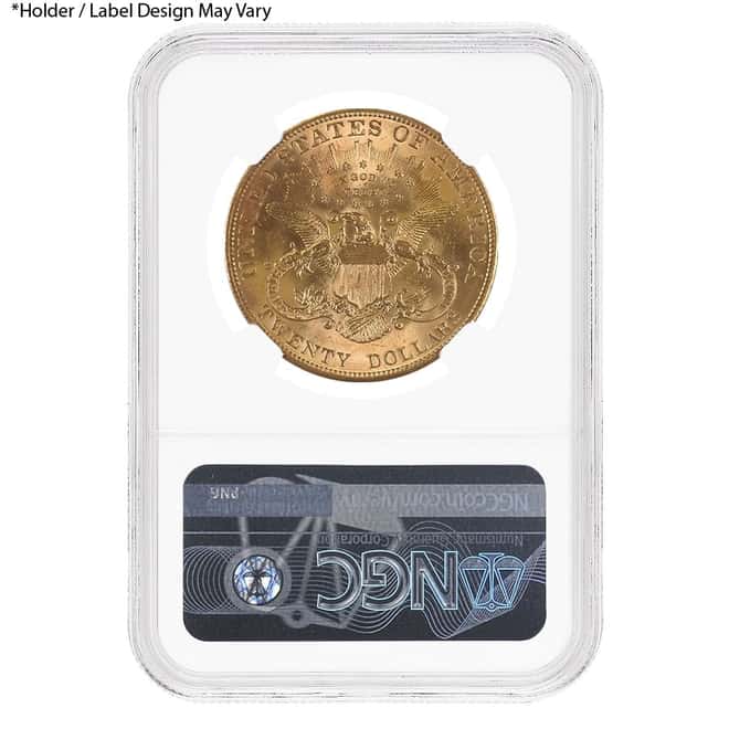 $20 Gold Double Eagle Liberty Head NGC MS 66 (Random Year)