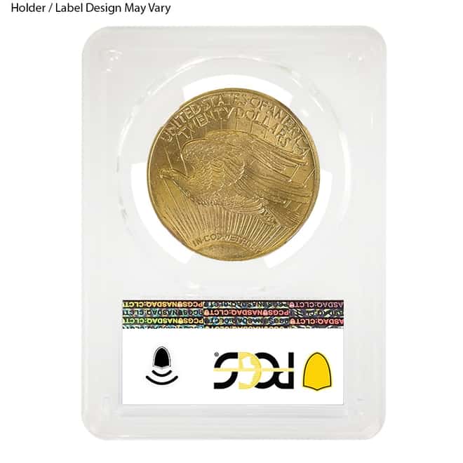 $20 Gold Double Eagle Saint Gaudens PCGS MS 61 (Random Year)
