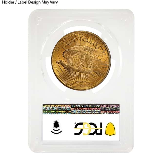 $20 Gold Double Eagle Saint Gaudens PCGS MS 63 (Random Year)