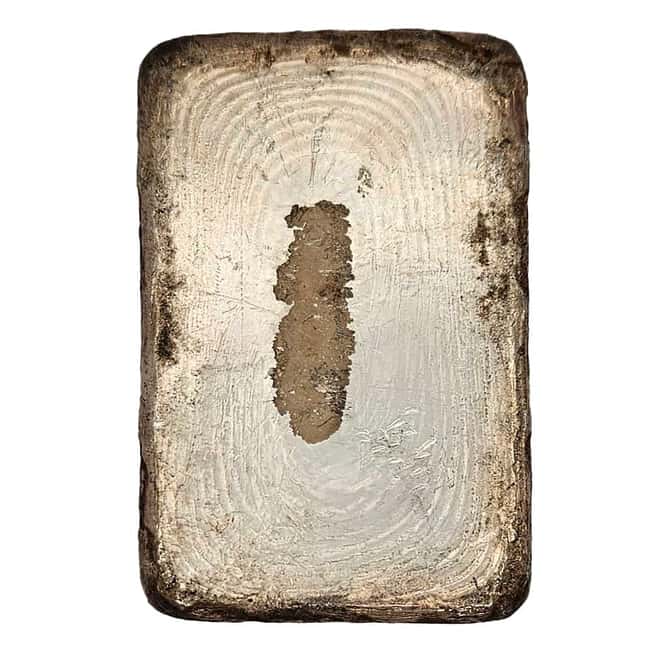 23.3 oz National India Bullion Refinery Bombay Electro Silver Bar