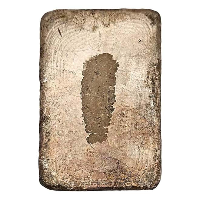 24.6 oz National India Bullion Refinery Bombay Electro Silver Bar