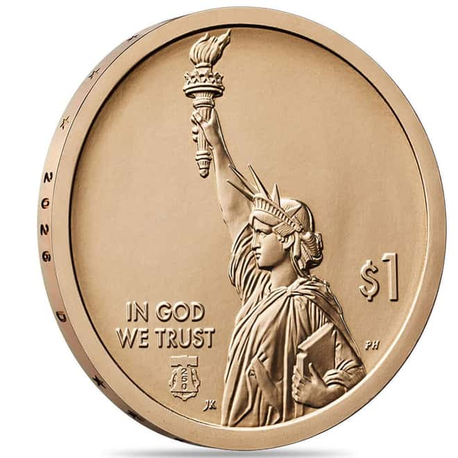 $25 Face Value Roll 2026-D American Innovation Minnesota $1 Coin (25 Coins)