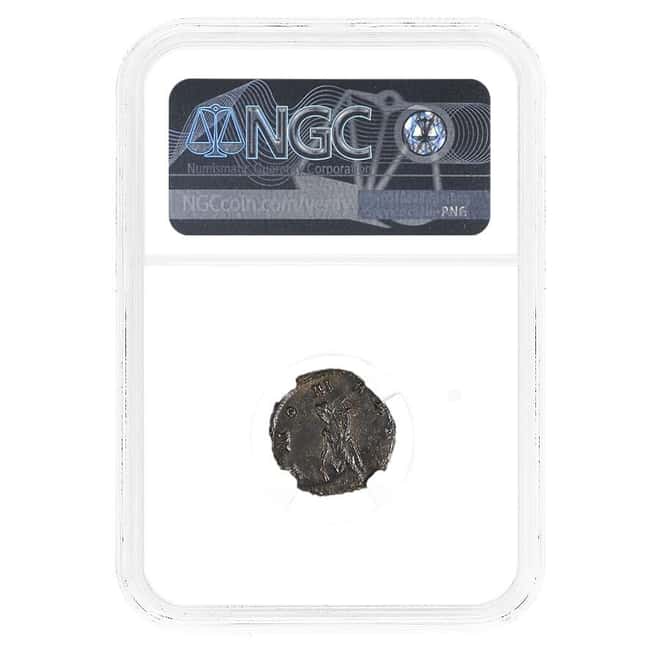 268-270 AD Roman Empire Claudius II BI Double Denarius Coin NGC Ch AU