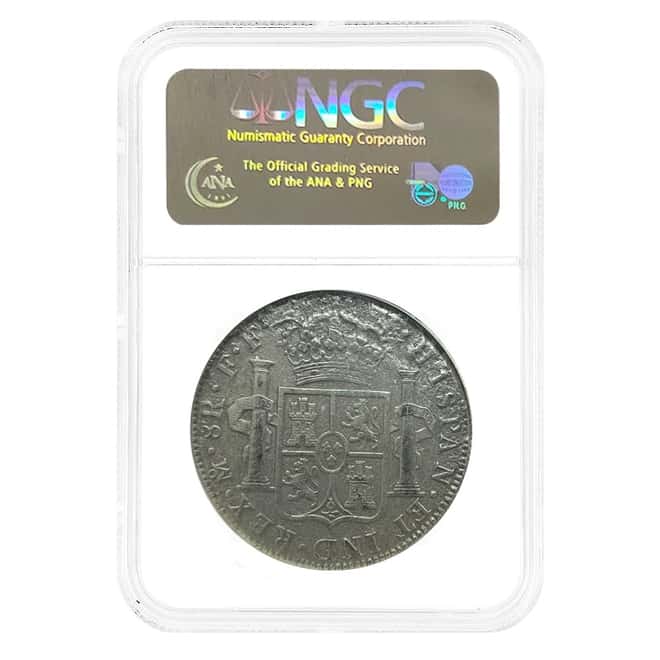1782 Mexico Spanish Colony 8 Reales Silver Coin NGC Genuine
