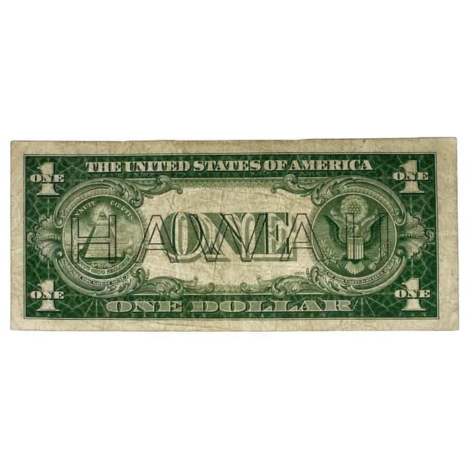 1935 A $1 Silver Certificate Currency Note Hawaii Cull