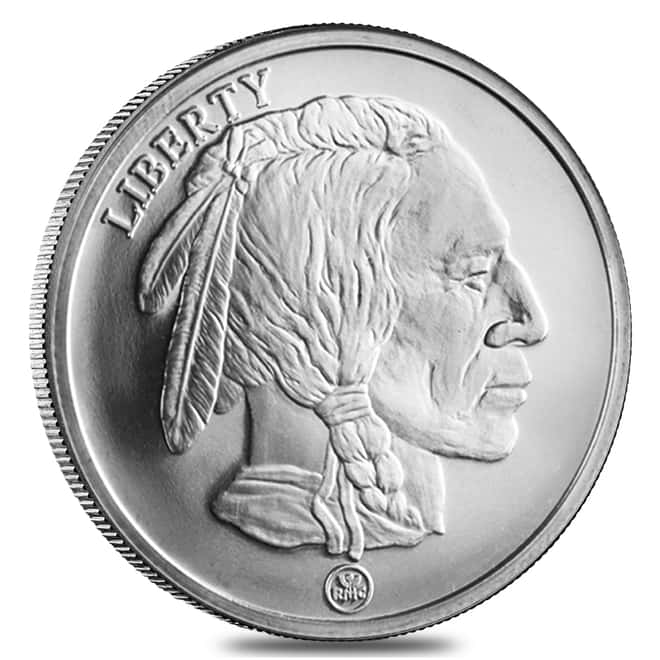 Roll of 20 - 1 oz Silver Buffalo Design Generic Rounds .999 Fine