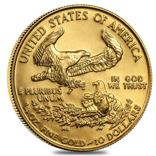 1992 1/4 oz Gold American Eagle BU