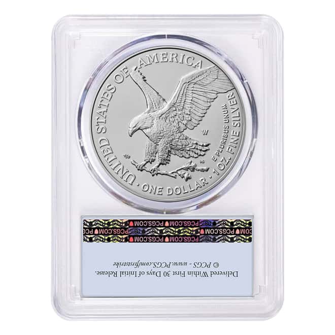 2026-W 1 oz Enhanced Uncirculated Silver American Eagle Liberty Bell Privy PCGS SP 69 FS