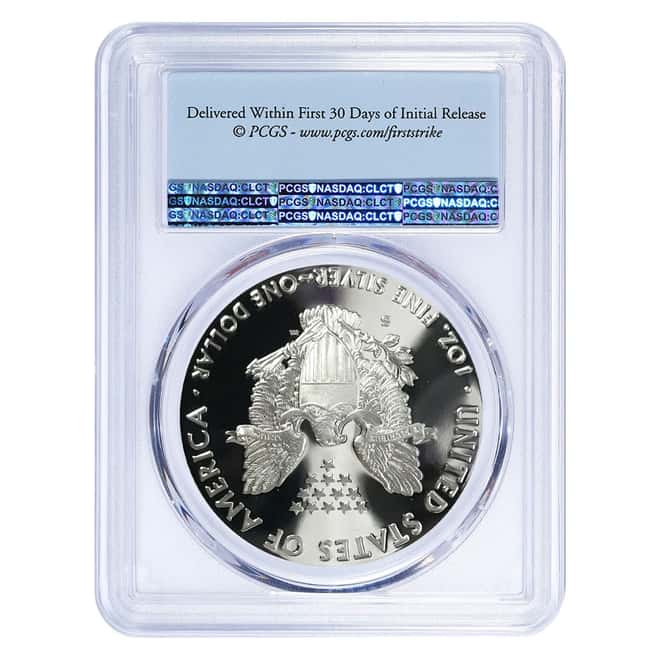 2019-S 1 oz Proof Silver American Eagle PCGS PF 69 DCAM First Strike