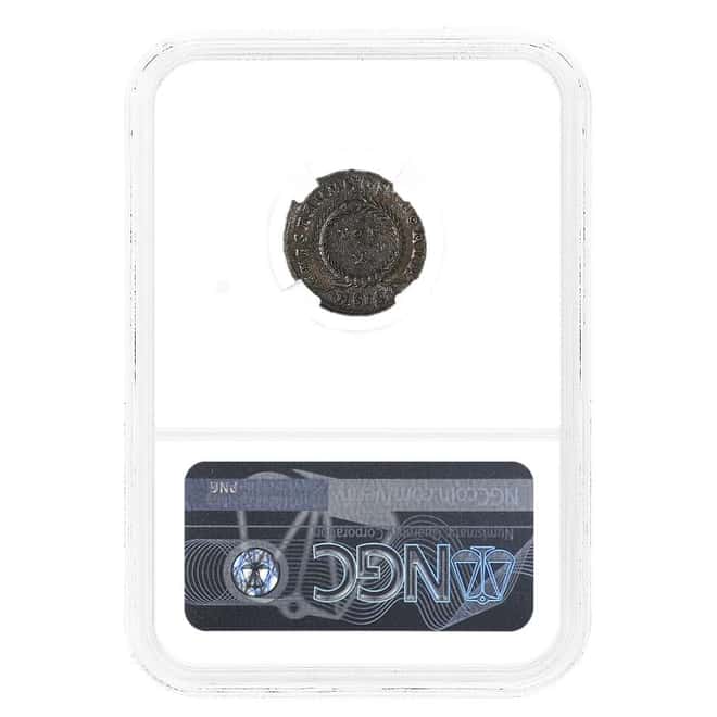 316-326 AD Roman Empire Crispus AE3 BI Nummus Coin NGC AU