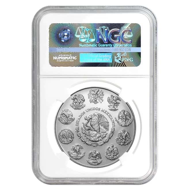2018 1 oz Mexican Silver Libertad Coin NGC MS 70 Early Releases