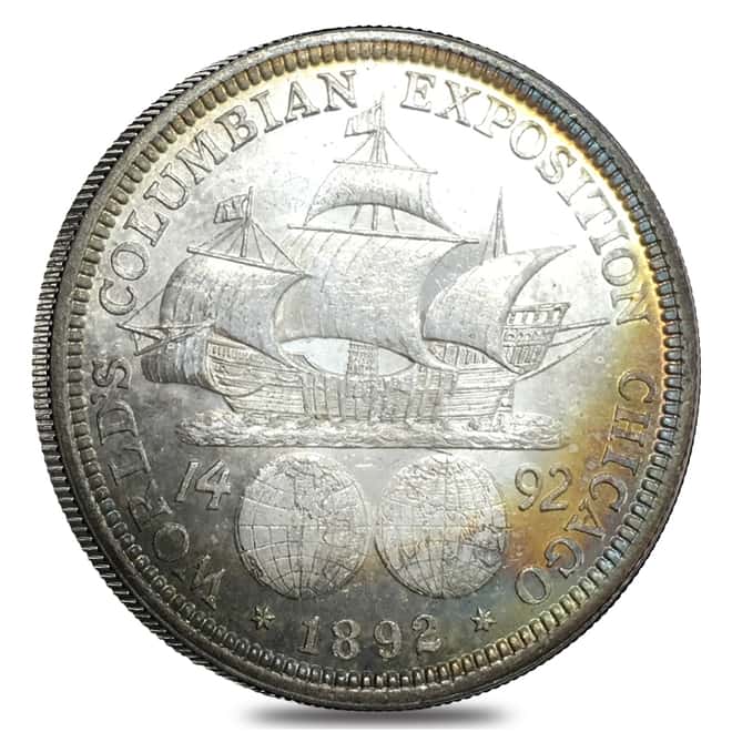 1892/93 Columbian Expo Half Dollar 90% Silver Commem BU