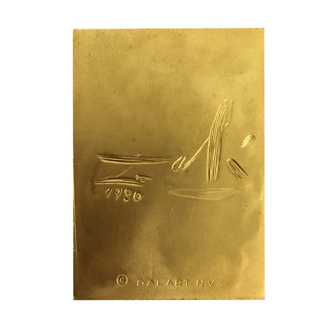 1981 3 oz Gold Salvador Dali Adam Eve and The Original Sin 3-Medal Set .999 Fine (w/Box)