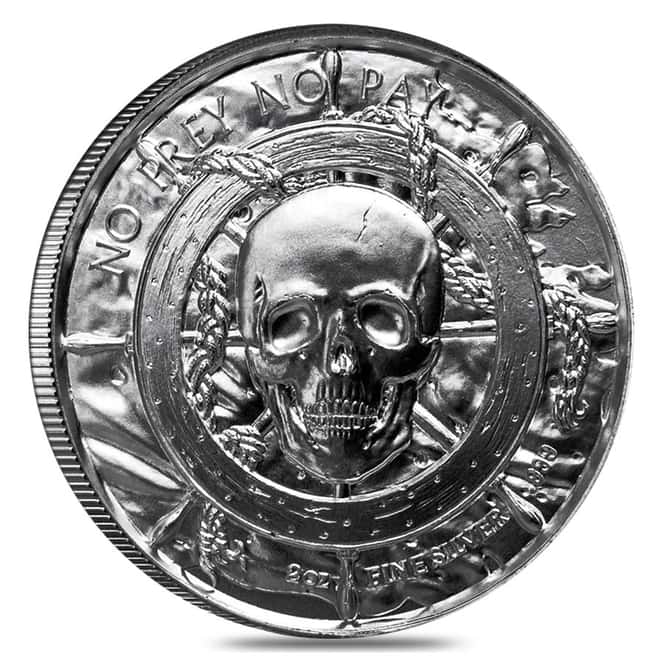 2 oz Privateer Series - The Captain Ultra High Relief Silver Round