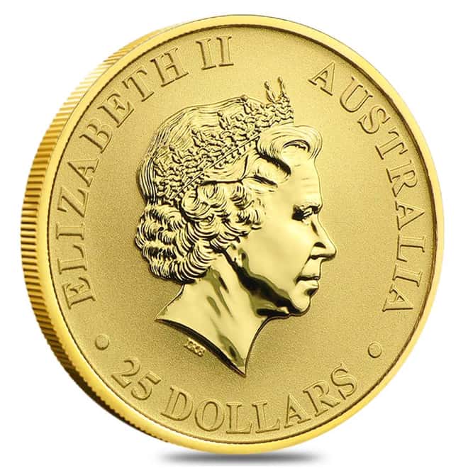 2016 1/4 oz Australian Gold Kangaroo Coin .9999 Fine BU (In Capsule)
