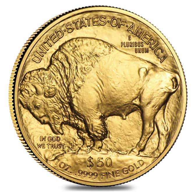 2016 1 oz Gold American Buffalo $50 Coin BU