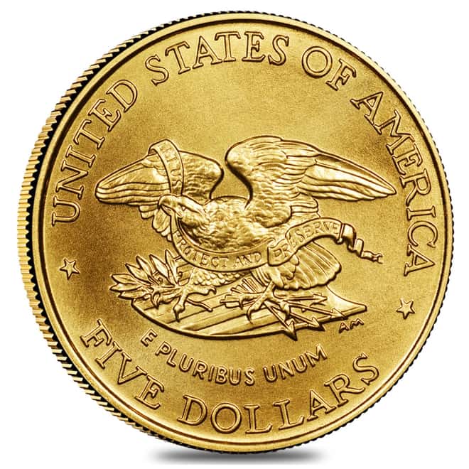 1995 W Gold $5 Commemorative Civil War NGC MS 70