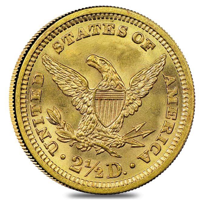 1879 $2.5 Liberty Head Quarter Eagle Gold Coin NGC AU 58   