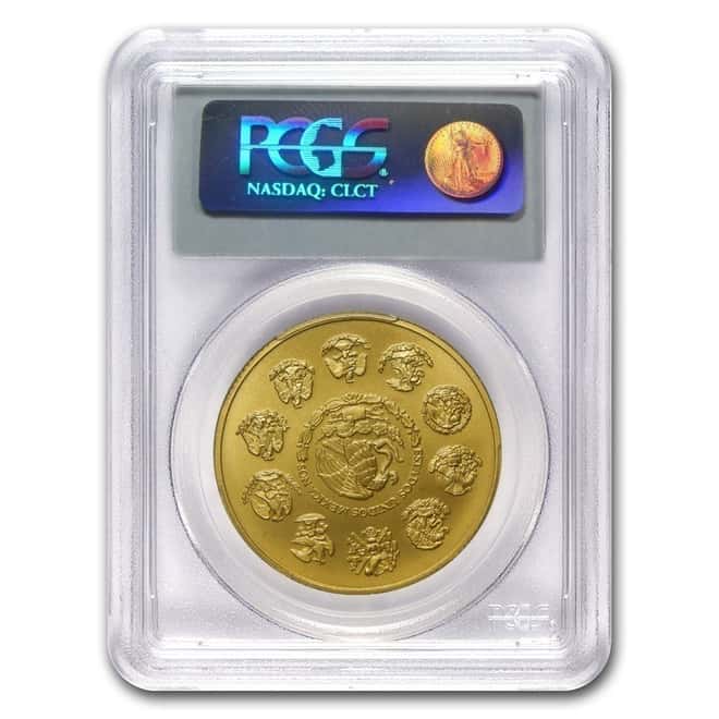 2009-Mo 1 oz Gold Mexican Libertad 1 Onza PCGS MS70