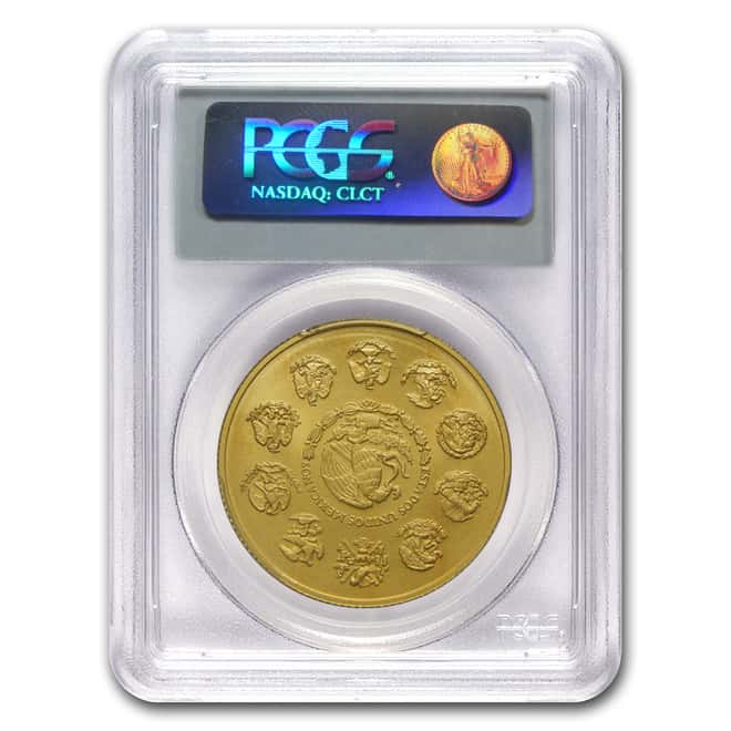 2012-Mo 1 oz Gold Mexican Libertad 1 Onza PCGS MS70