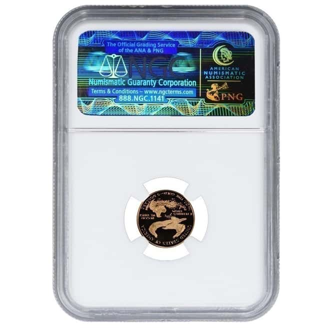 2004 1/10 oz $5 Gold American Eagle Coin NGC PF69 UCAM