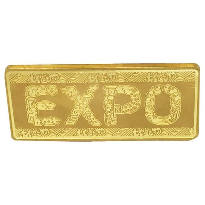 2010 100 Gram Gold Bar Commemorative Expo Shanghai China - Limited Edition
