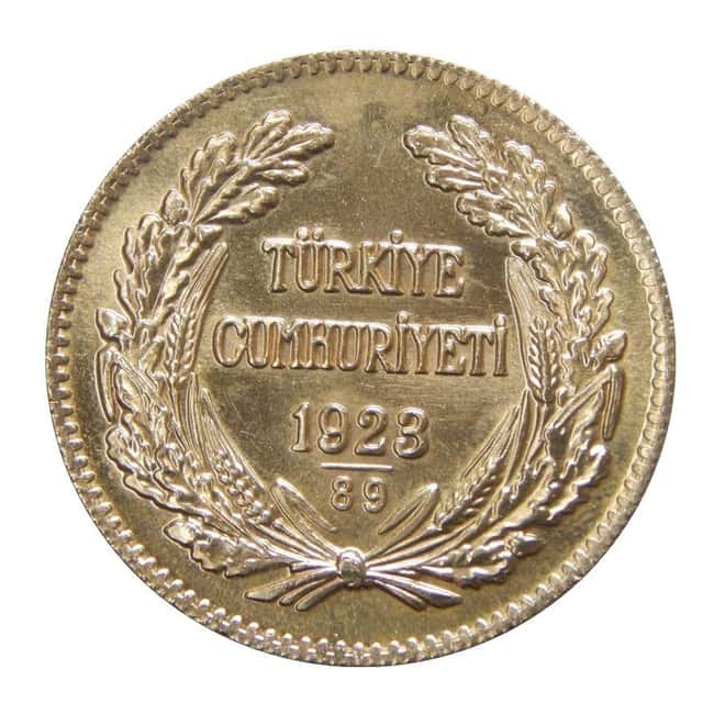 500 Kurush Turkey Ataturk Gold Coin Avg Circ AGW 1.0637 oz (Random Year)