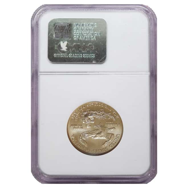 2002 1/2 oz $25 Gold American Eagle NGC MS 69