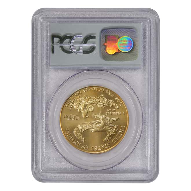 1996 1/2 oz Gold American Eagle $25 Coin PCGS MS 68
