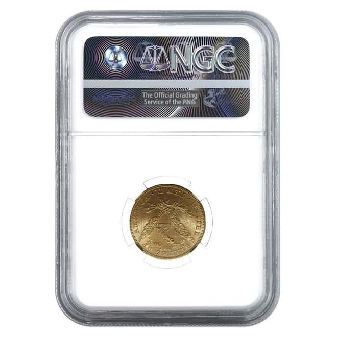 1895 $10 Liberty Head Gold Eagle Coin NGC UNC DETAILS