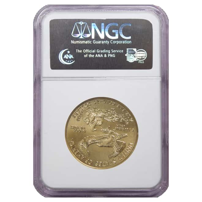 2006 1/2 oz $25 Gold American Eagle NGC MS 69