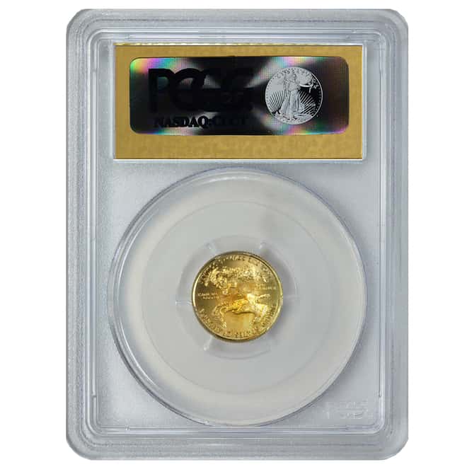 2015 1/10 oz $5 American Gold Eagle PCGS MS 70 - 1 of 2015 First Struck