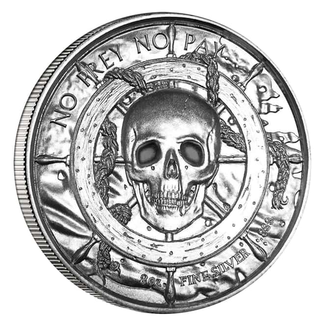 2 oz Privateer Series - Siren Ultra High Relief Silver Round