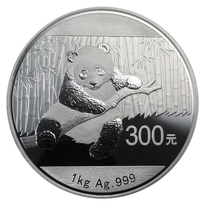 2014 China 1 Kilo .999 Fine Silver Panda