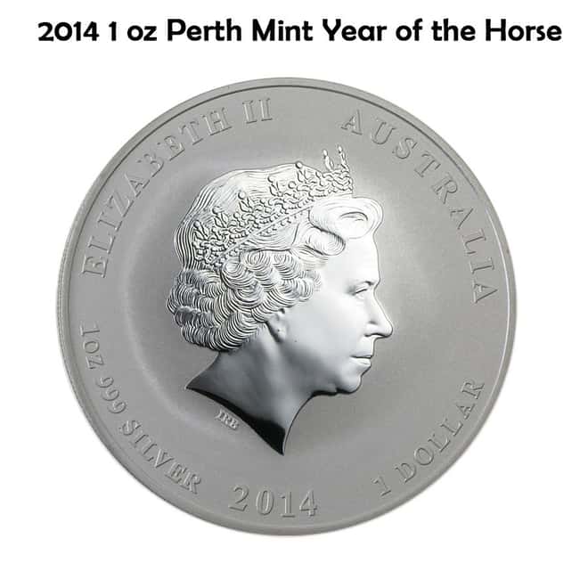 2014 1 oz Australian Silver Lunar Year of the Horse Coin NGC MS 70
