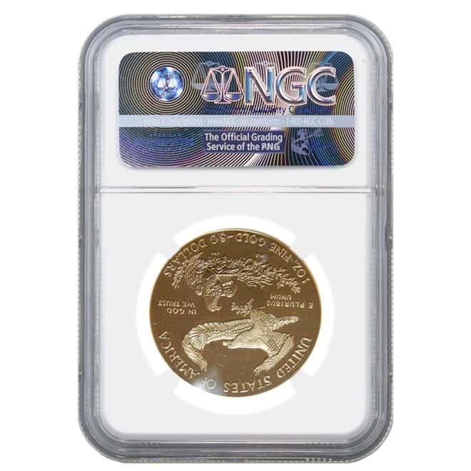 2005 W 1 oz $50 Gold American Eagle NGC PF 70 Ultra Cameo