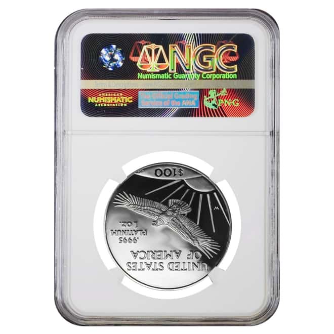 1997 W 1 oz $100 Platinum American Eagle Proof Coin NGC PF 69 UCAM