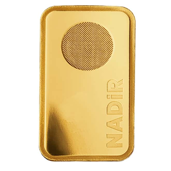 5 gram Nadir Refinery Gold Bar .9999 Fine (In Assay)