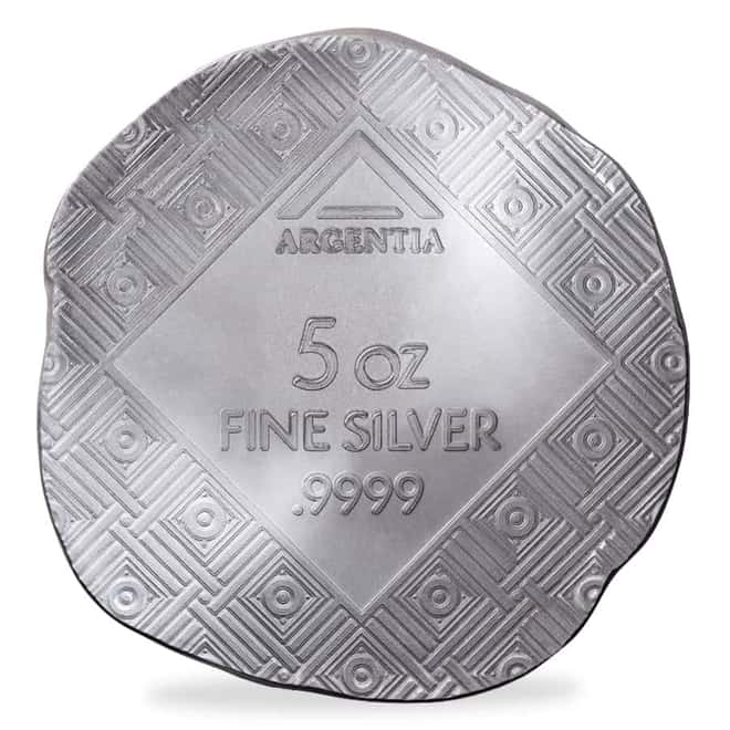 5 oz Argentia Herakles High Relief Silver Round .9999 Fine (Alexander the Great Style)