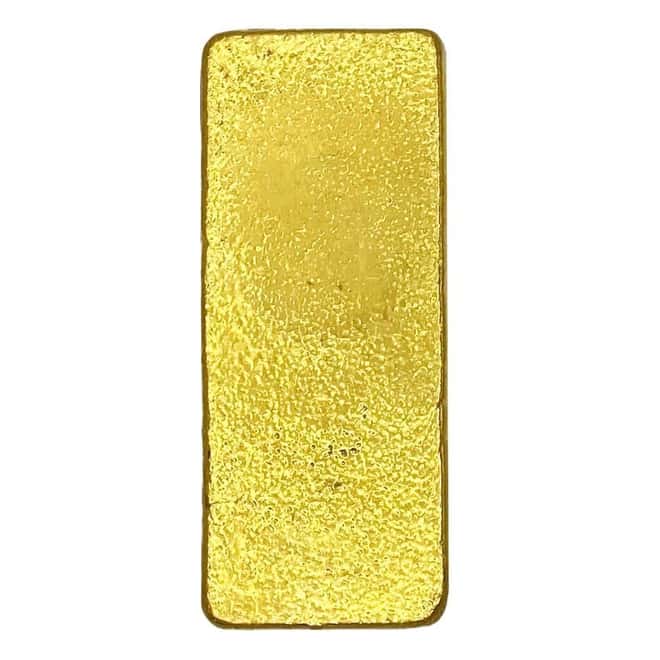 6.03 oz Johnson Matthey London 5 Tael Gold Bar .9999 Fine