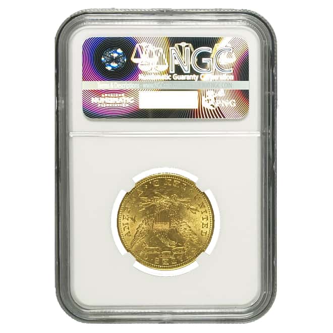 1901 $10 Gold Liberty Head Eagle Coin NGC MS 61