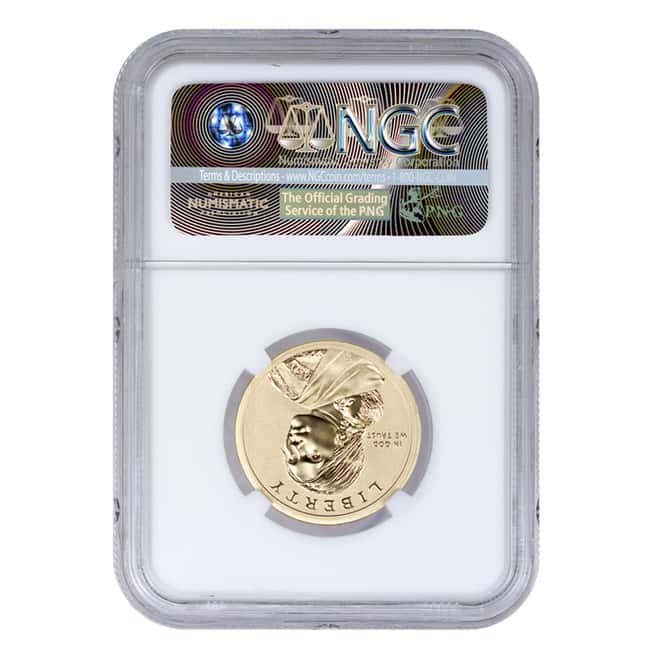 2015 W $1 Coin & Currency Set - Sacagawea Mohawk Ironworkers NGC SP 70 ER W/ GEM Uncirculated Banknot